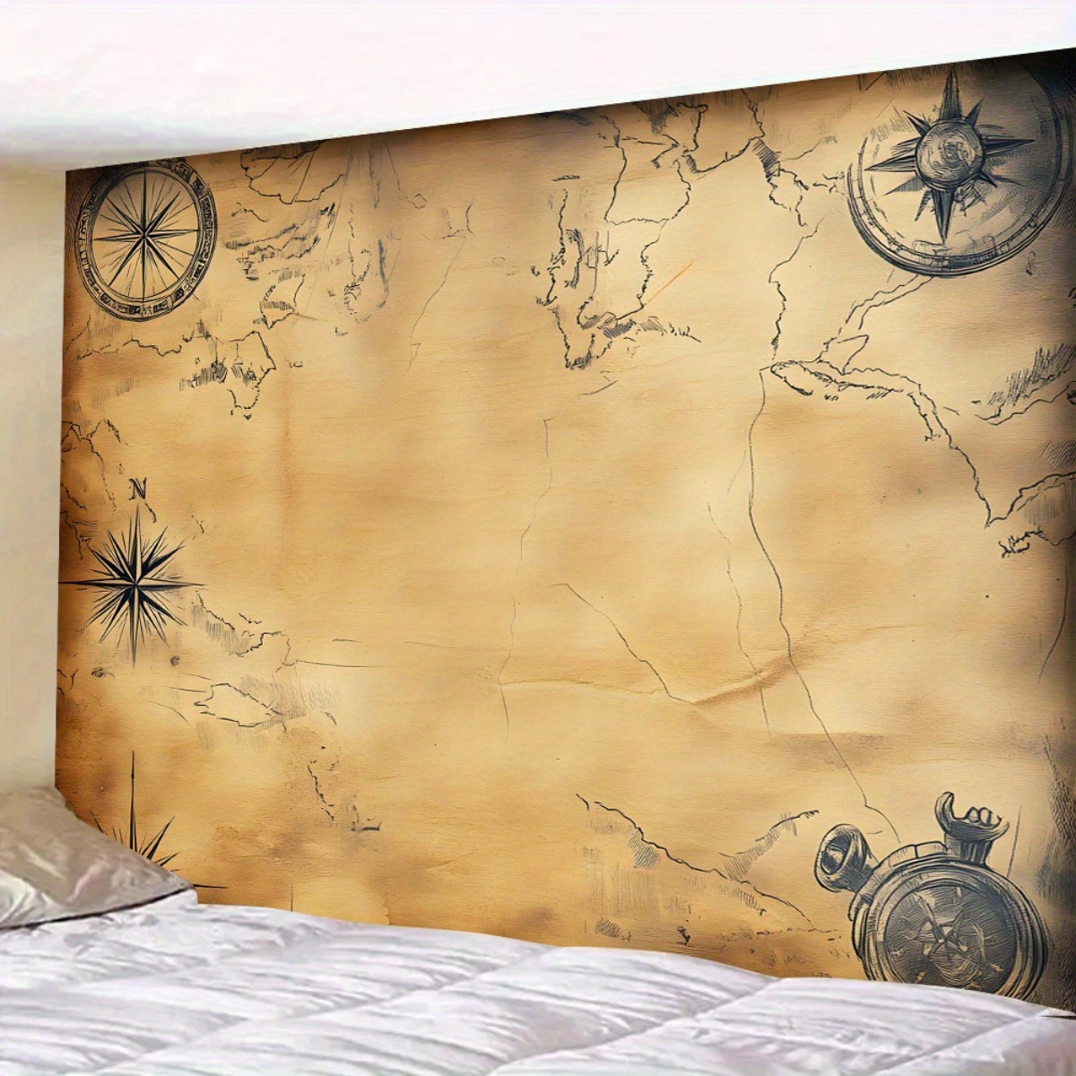 Pirate map banner, pirate prop - Outdoor Hunting Events 评论和价格