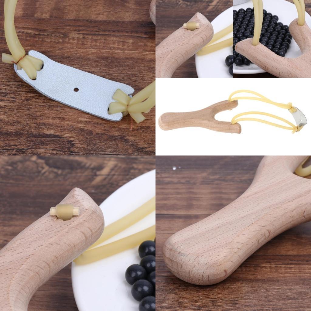 Natural Wooden With Rubber Ban - Outdoor Hunting Launcher 评论和价格