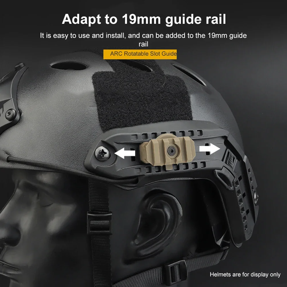 2pcs Tactical Helmet Side Rail - Outdoor Hunting Guide 评论和价格