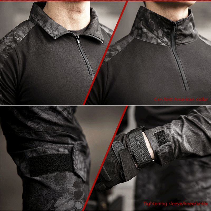 Tactical Cargo Uniform Jungle  - Hunting Outdoor Shirts 评论和价格