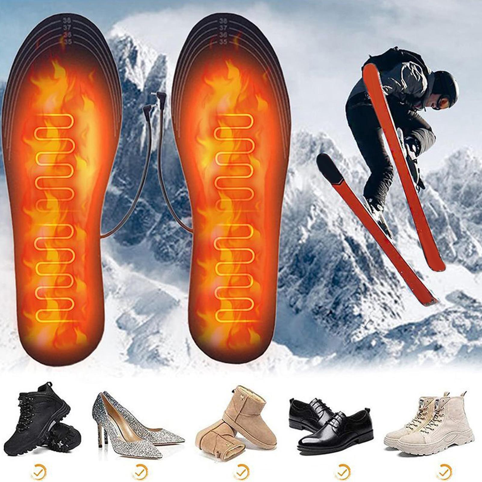 Heated Shoe Insoles Reusable U - Hunting Boot Insole 评论和价格