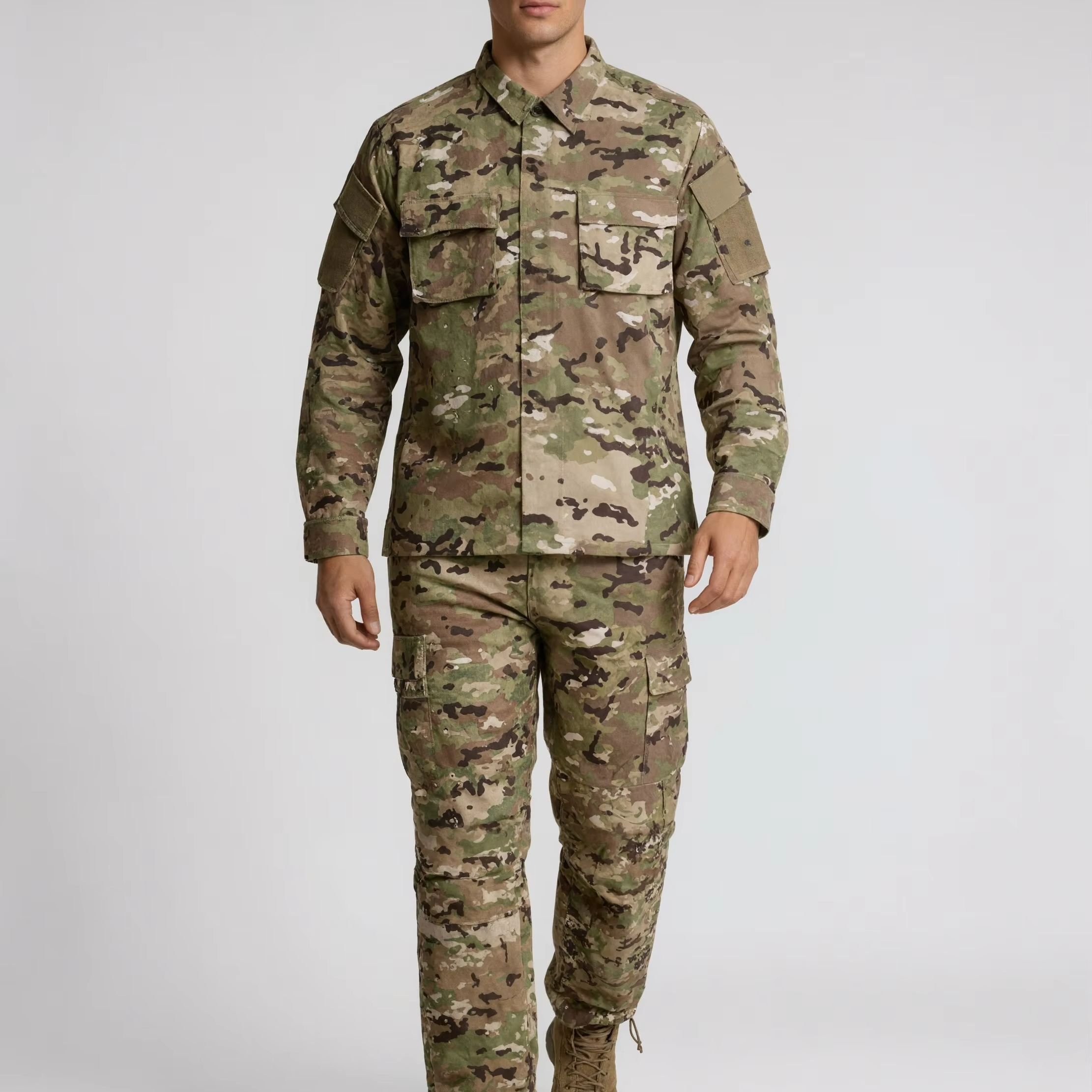 Hunting Uniform Camouflage Tac - Hunting Outdoor Shirts 评论和价格