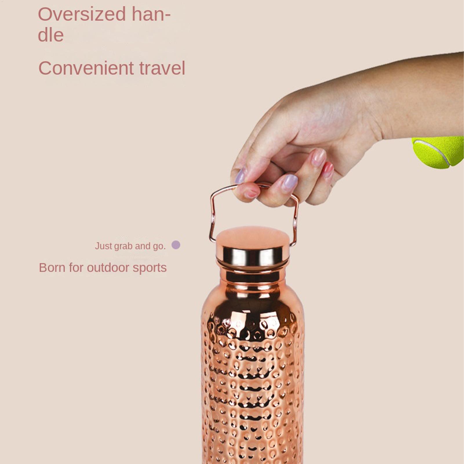Pure Copper Water Bottle 800ml - Outdoor Hunting Kitchen 评论和价格