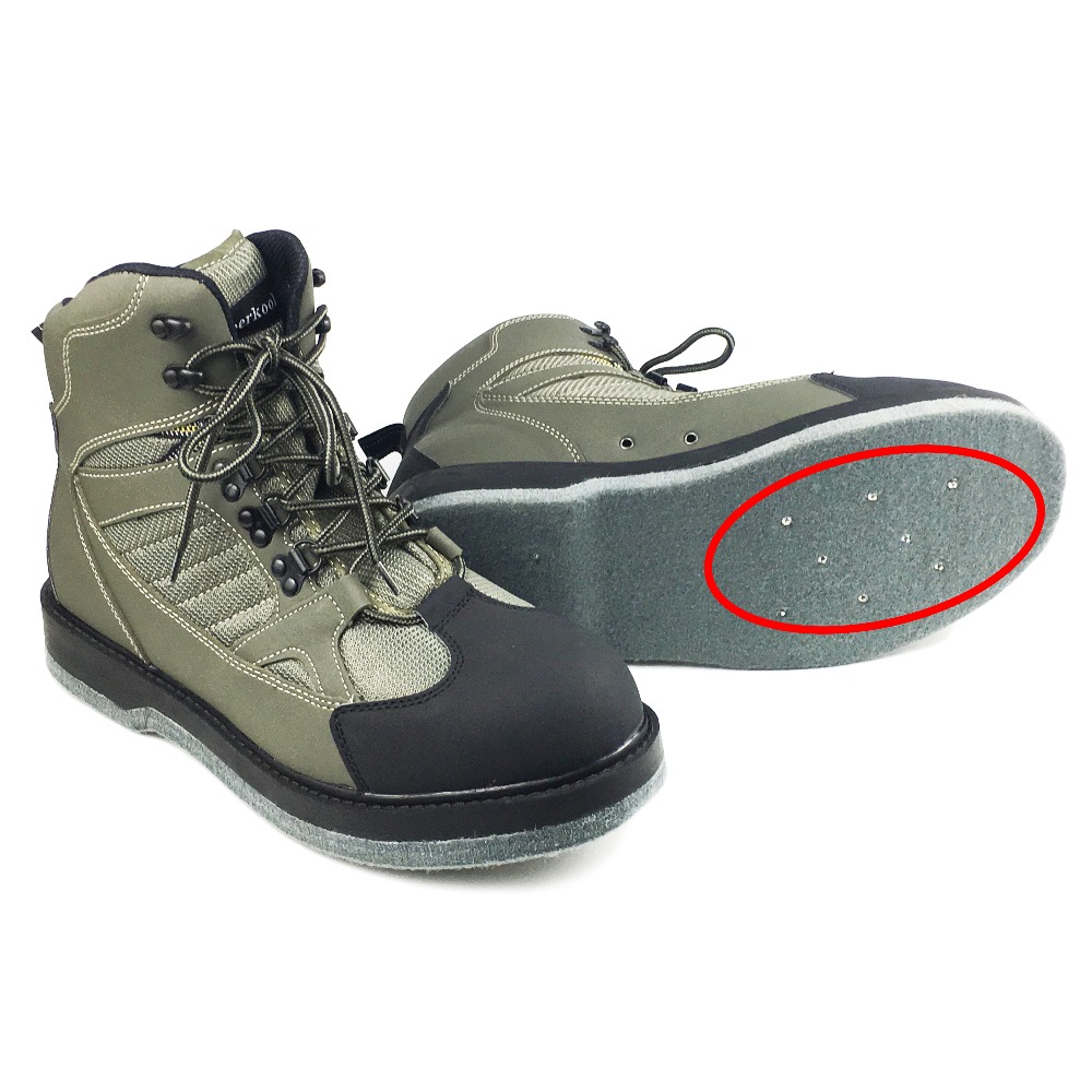 Fly Fishing Shoes Felt Sole Wa - Hunting Boot Insole 评论和价格