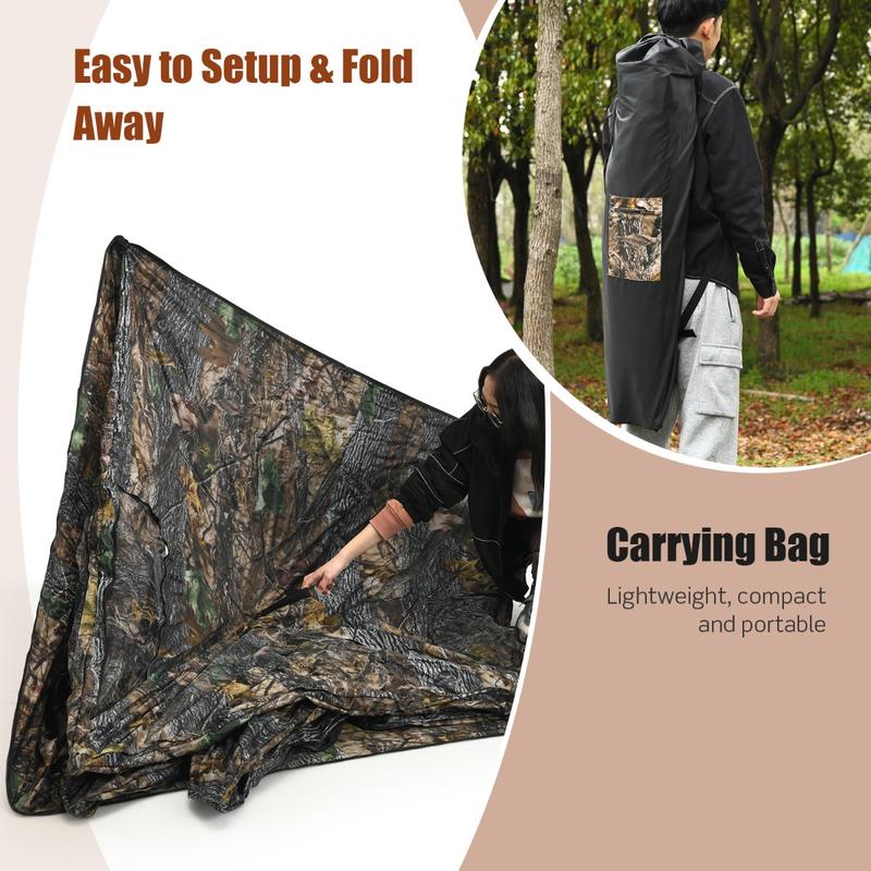 Portable Hunting Blind with Gr - Hunting & Outdoor Supplies 评论和价格