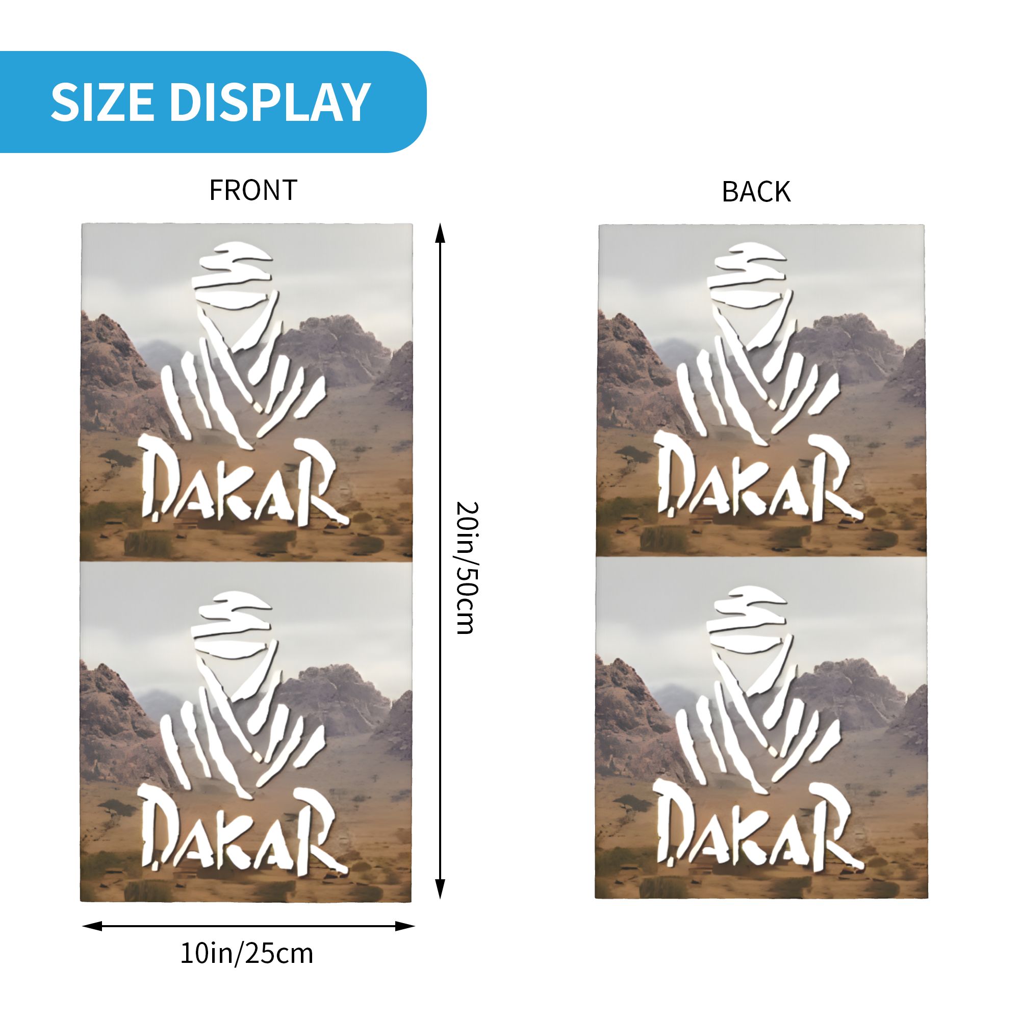Custom D-Dakared Bandana Neck  - Outdoor Hunting Events 评论和价格