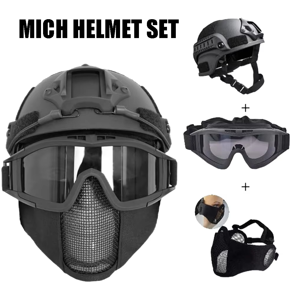 MICH Airsoft Helmet & Half Fac - Outdoor Hunting Guide 评论和价格