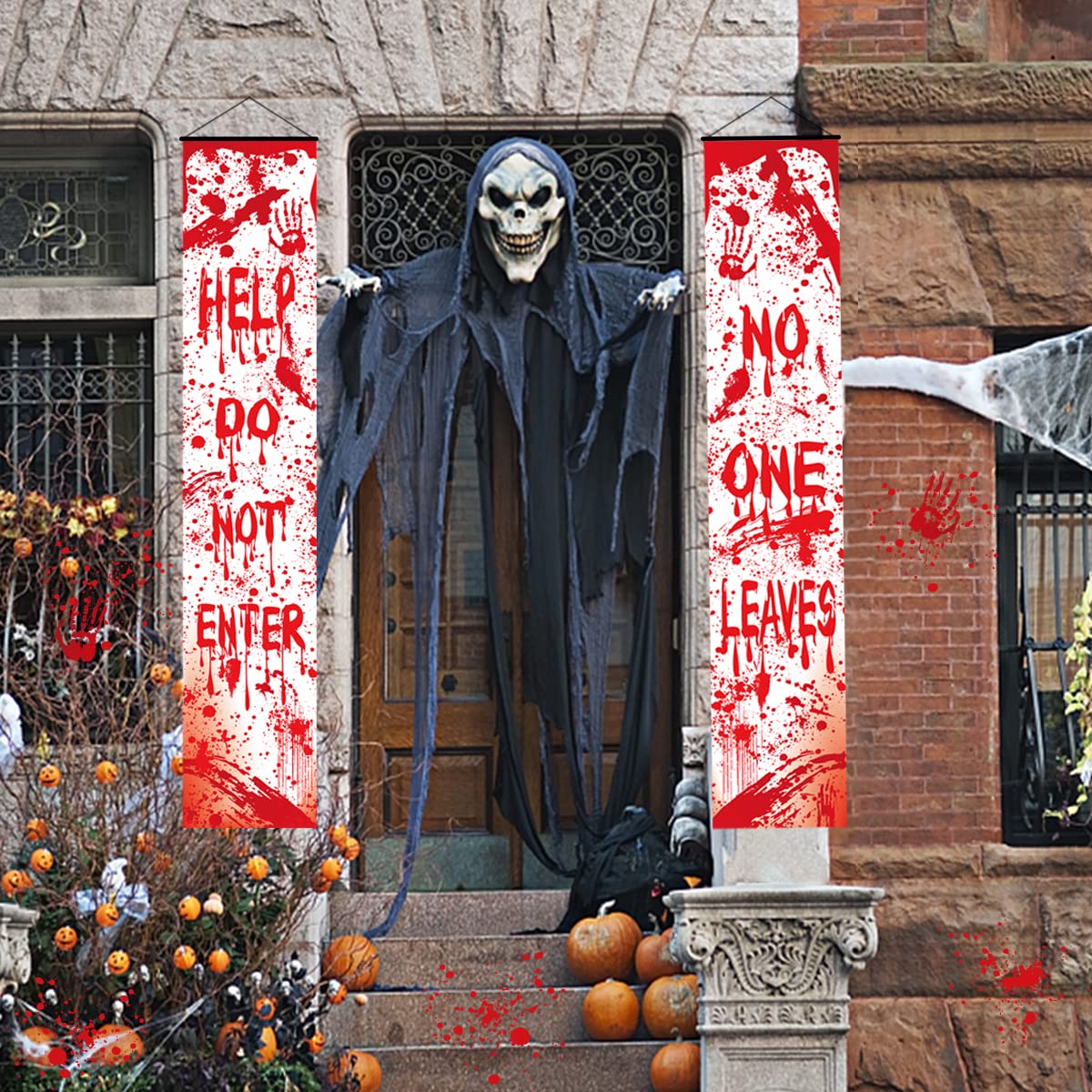 Halloween Bloody Porch Signs,  - Outdoor Hunting Events 评论和价格