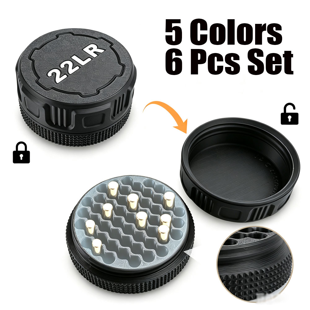 6Pcs Ammo Storage Box .22LR 55 - Hunting & Outdoor Supplies 评论和价格