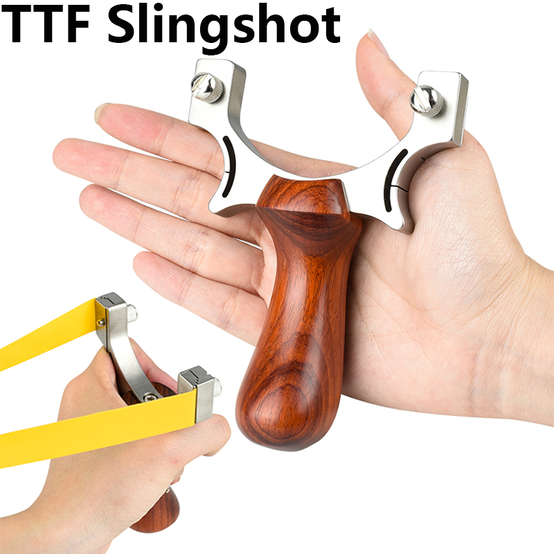 TTF Slingshot 304 Stainless St - Outdoor Hunting Launcher 评论和价格
