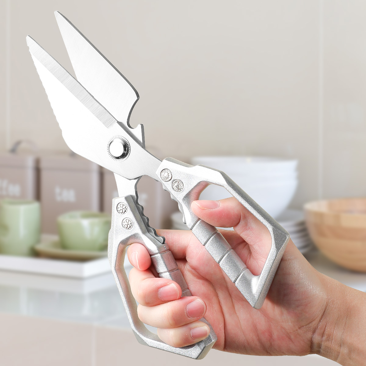 Heavy Duty Kitchen Scissors Me - Outdoor Hunting Kitchen 评论和价格