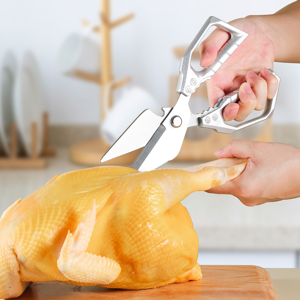 Heavy Duty Kitchen Scissors Me - Outdoor Hunting Kitchen 评论和价格